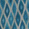 Teal Blue Silk Kurta Pajama with Print
